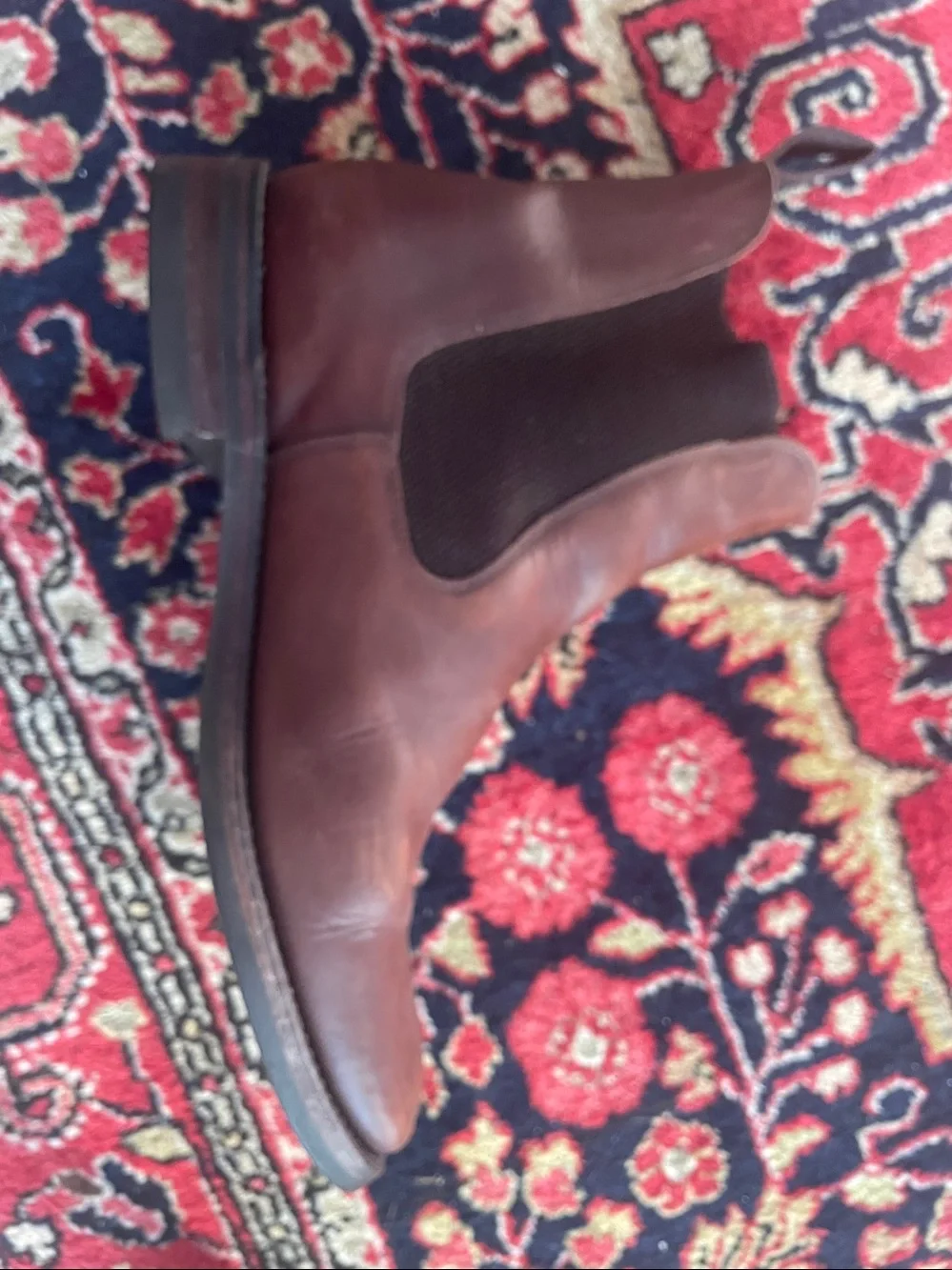 Loake  Men's Brown Leather Chukka Boots with Elastic Side Panels